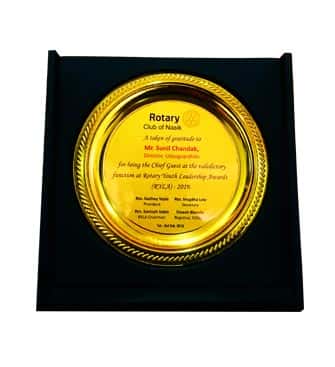 Appreciation Award From Rotary Club